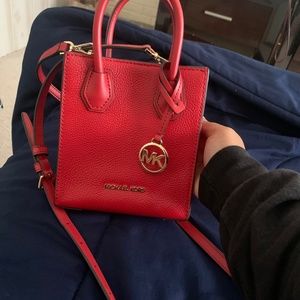 Mercer Extra Small pebbled Leather crossbody bag